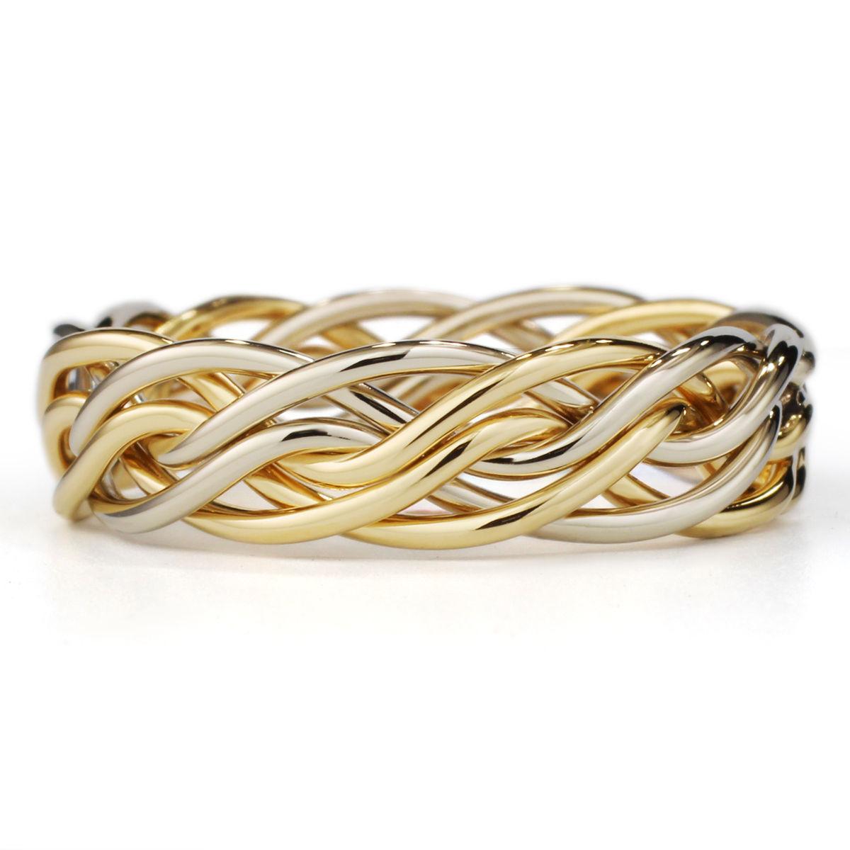 Six Strand Open Weave Ring - HandWovenBands.com